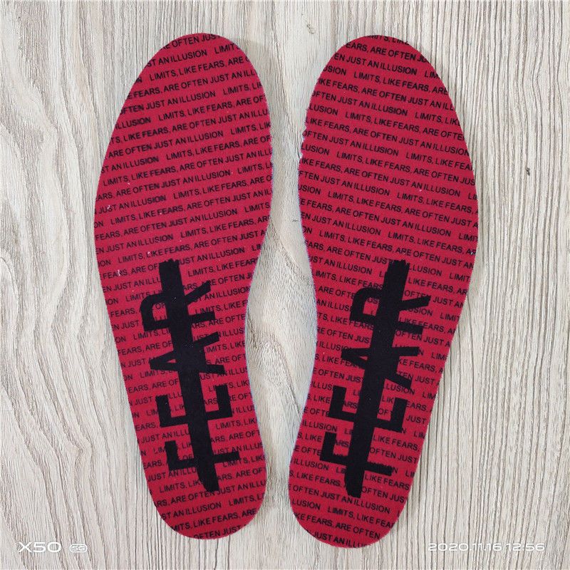 aj1鞋垫男篮球运动缓震舒适经典配件黑曜石红脚趾白丝绸跑步 39