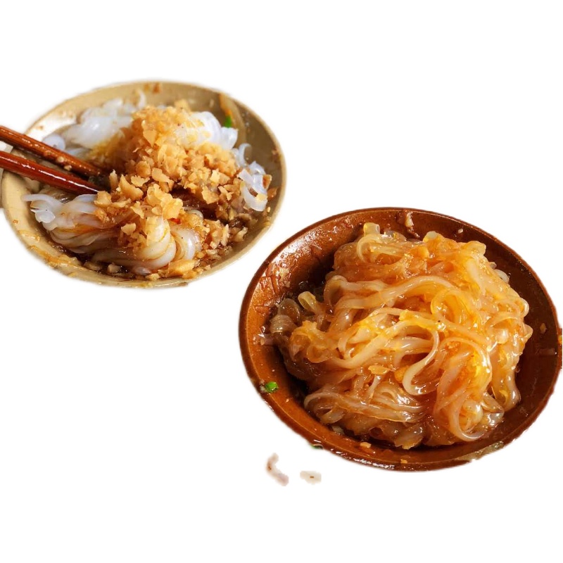 虎钢馋【锅盔凉粉】四川南充地方特产圆锅盔夹凉粉麻辣特辣川味小吃