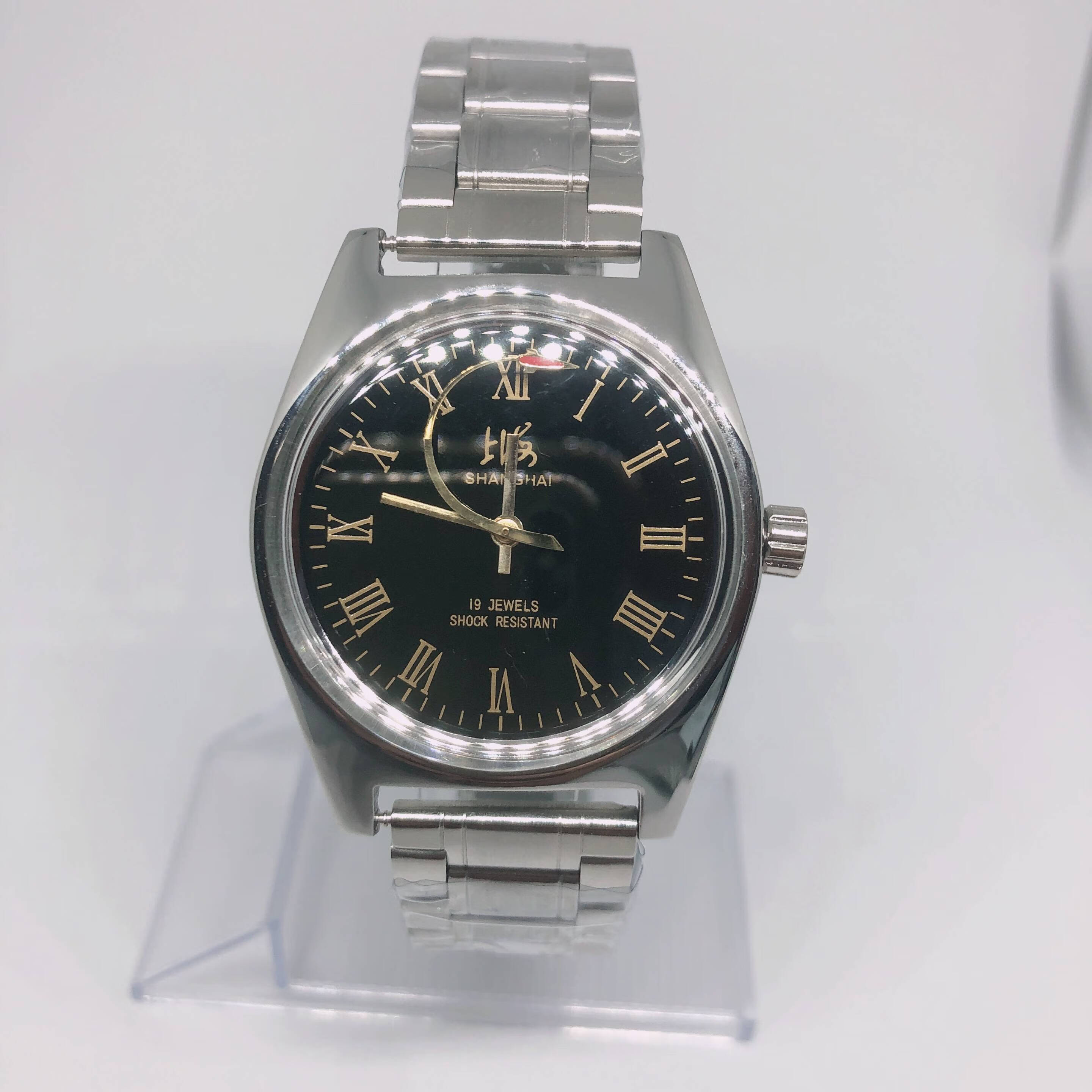 纯灿【首单立减】红旗手表8120zh型19钻机芯上链机械飞机针罗马盘上海