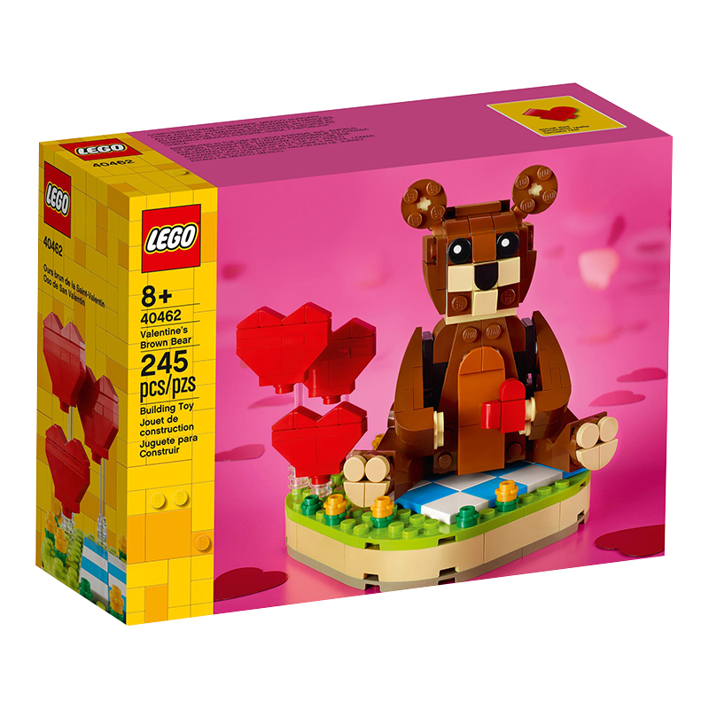 乐高（LEGO）40462 情人节小熊 积木玩具方头仔系列