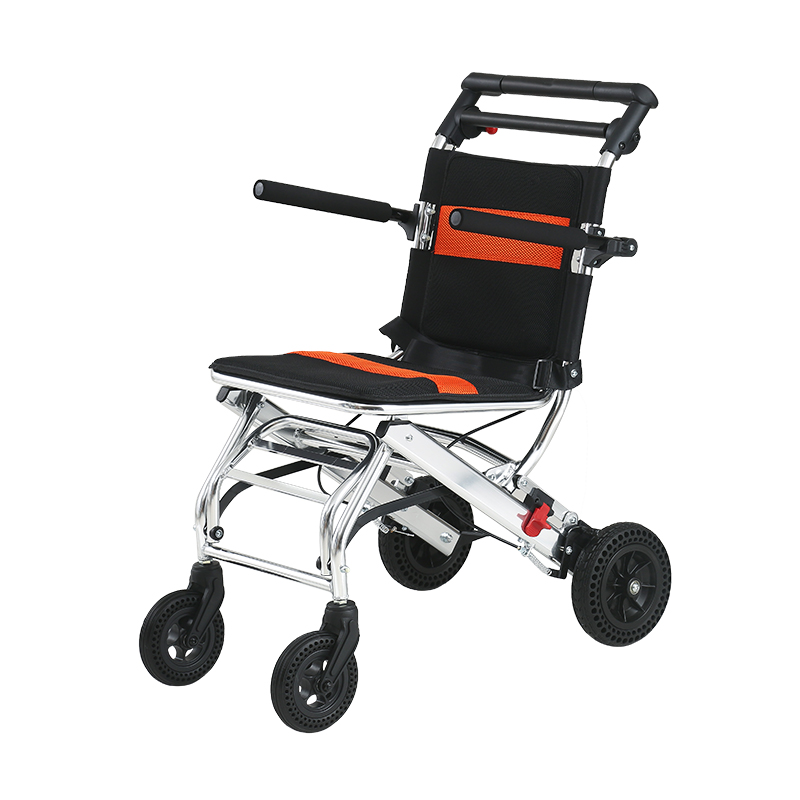 达洋 便携式轮椅折叠椅轻便小型旅行手动轮椅车简易铝合金轮椅老人