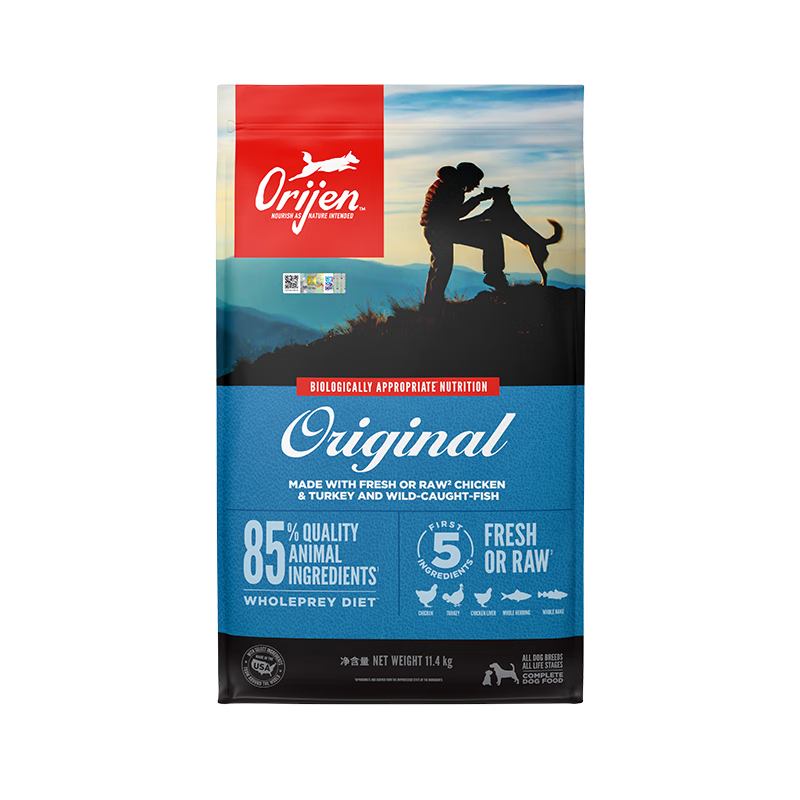 ԭʼ��ʳ������ORIJEN������ ԭζ���޹ȸߵ��׳���Ȯȫ�� ԭζȮ��2kg