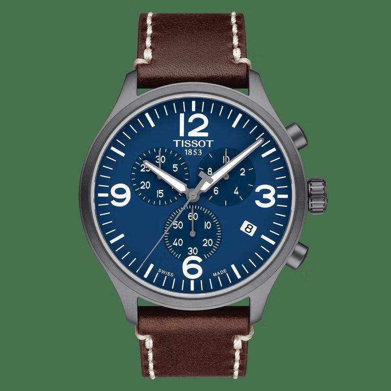 tissot天梭新款瑞士1853手表速驰系列石英计时防水男表运动腕表男表 t