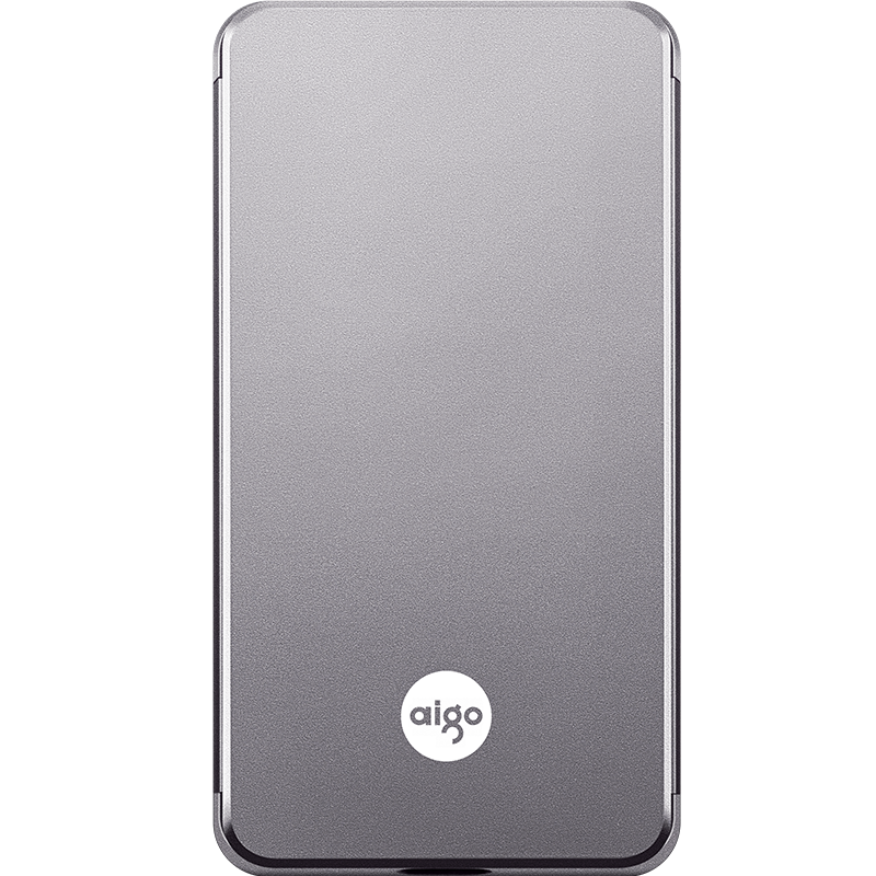 aigo 爱国者 超跑系列 P1 USB3.1 Gen2 NVMe1.3移动固态硬盘 USB-C 500GB 灰色