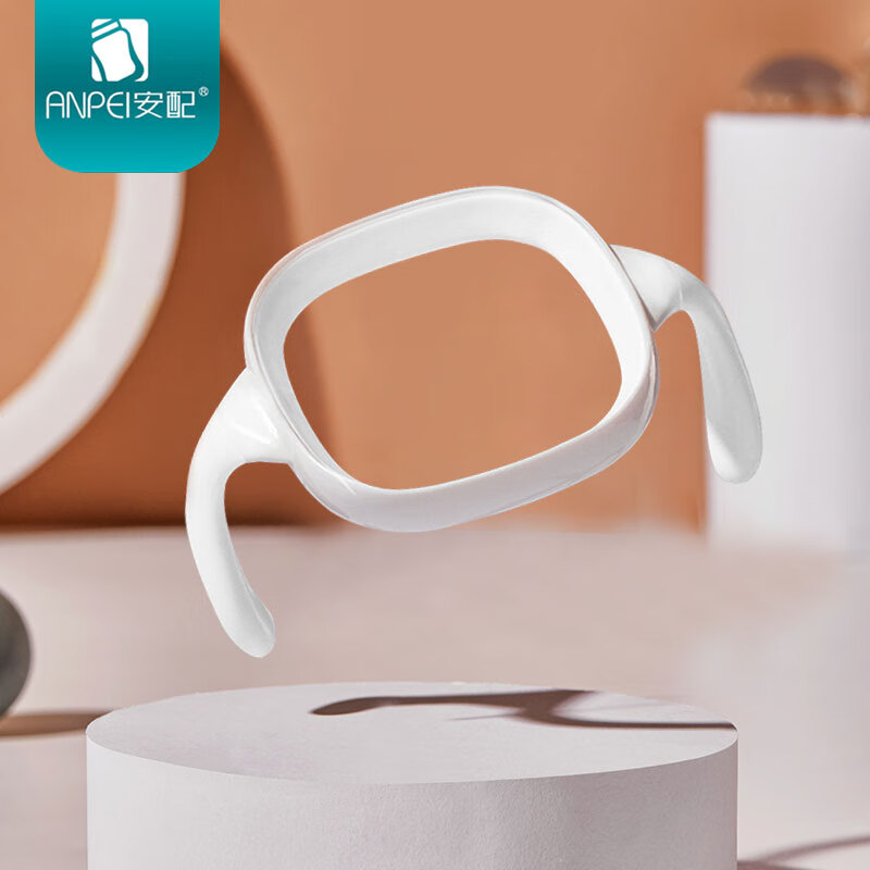 g吸管配件赫根奶瓶直饮重力球鸭嘴奶嘴学饮杯手柄配件 白色握把手柄