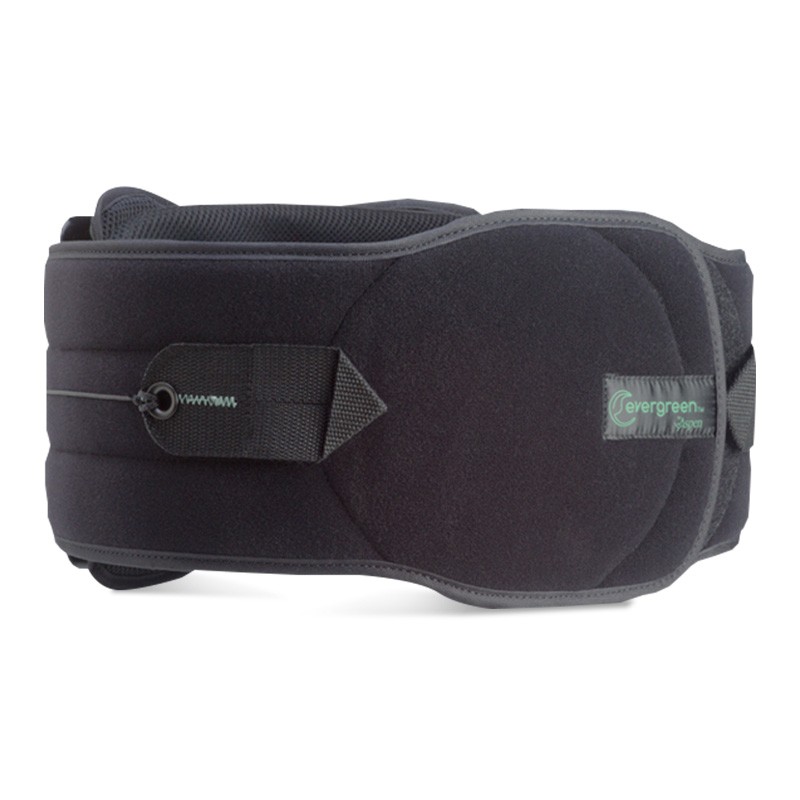 爱斯本 进口护腰带腰间盘突出 医用家用腰椎固定器Evergreen 627 均码 可调节 黑色