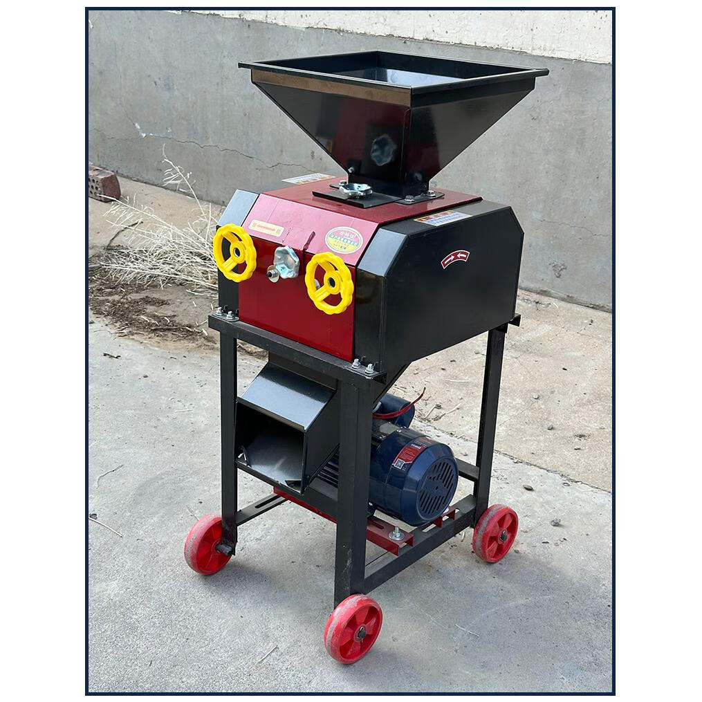 玉米破瓣机黄豆花生颗粒小麦高粱饲料破碎机养殖酿酒家用打糠粉碎 120