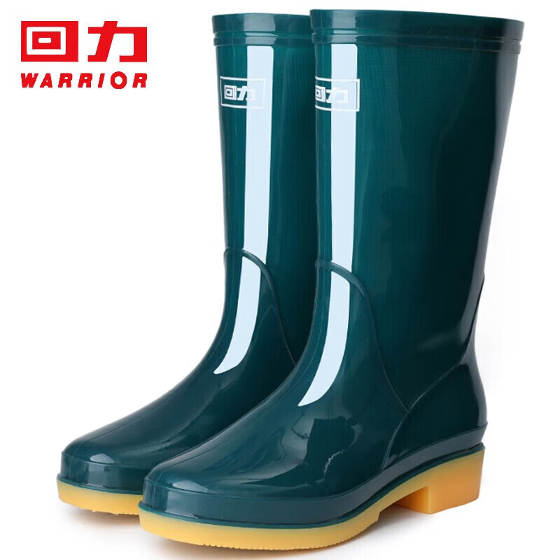 回力雨鞋女士时尚雨靴水鞋水靴户外防水不易滑耐磨舒适套鞋HL813中筒墨绿色36码使用感如何?
