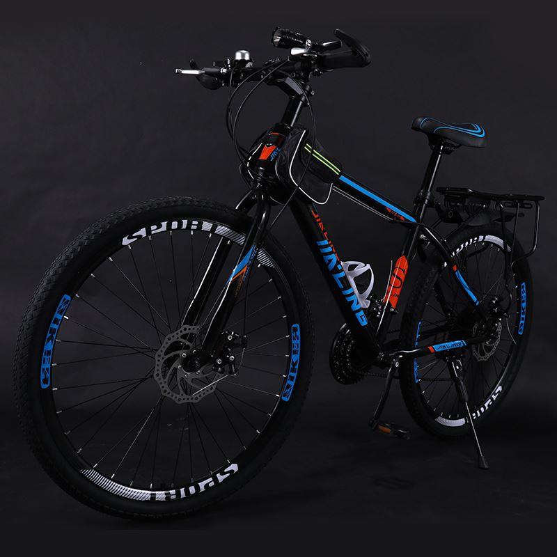 吉安特变速赛车山地自行车成人减震双碟刹一体轮越野变速赛车男女学生