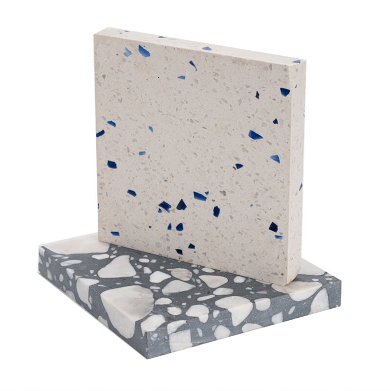 水磨石无机样品地面楼梯预制水磨石板材 墙面石英 百款花色 任意样品