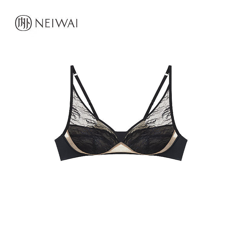 neiwai内外情人节特别系列列维斯蕾丝长三角杯文胸细肩带内衣商场同款