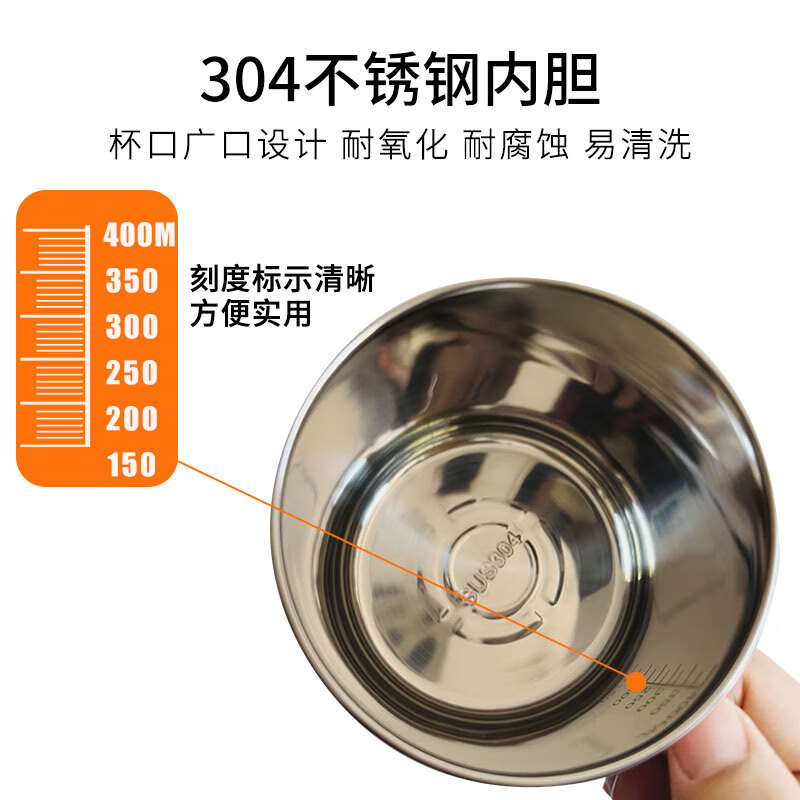 美物德品老人防呛护理杯瘫痪卧床病人喝水杯吸管喝流食杯硅胶喂食器专用杯 护理杯五件套橙色400ml