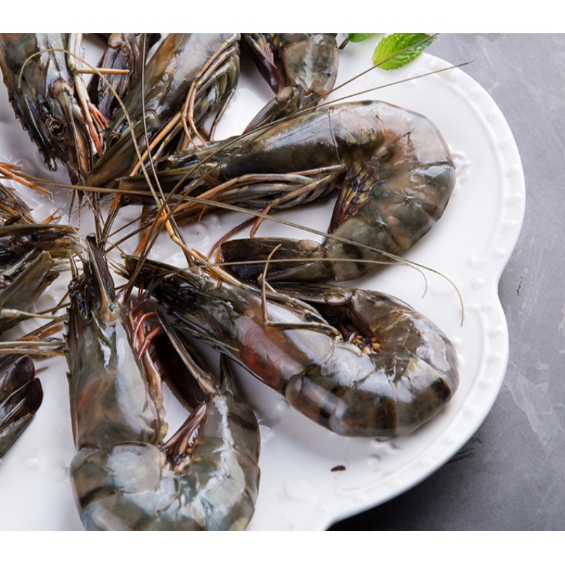 宜享健康即食海味黑虎虾新鲜大虾海虾鲜活大斑节虾鲜虾冻虾海鲜水产