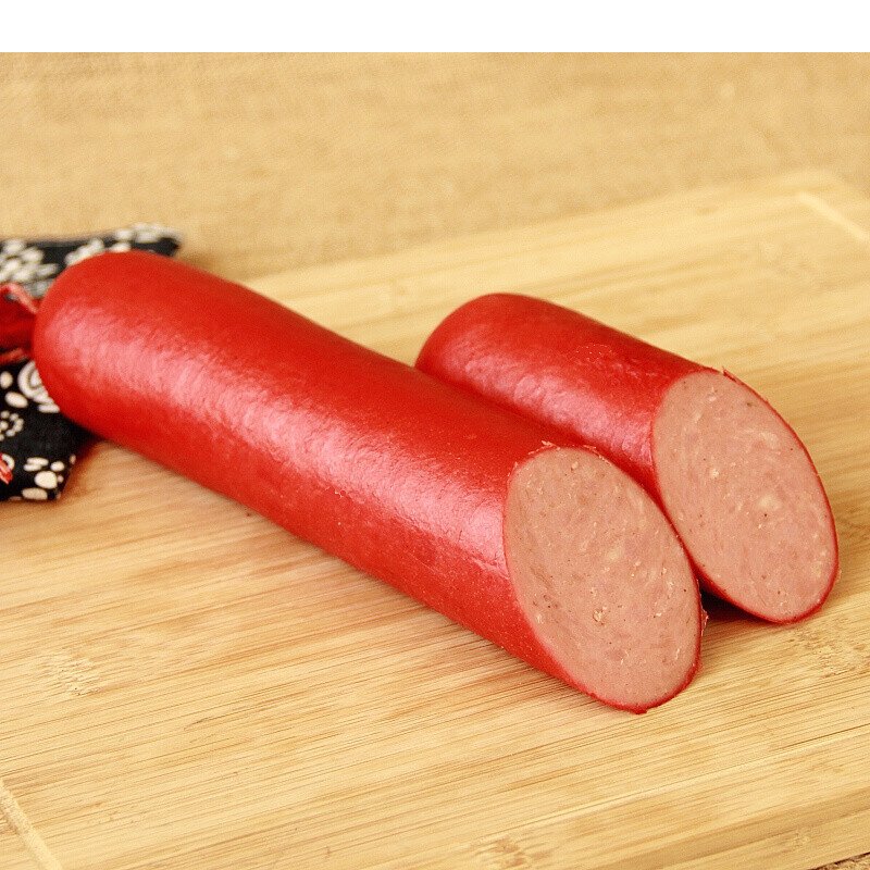 (精制) 多规格 老火腿老拐头玫的瑰肠香肠 老味火 迎宾老火腿肠2根