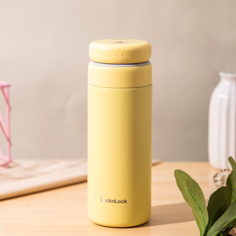 乐扣乐扣(lock&lock) 保温杯女学生水杯 316不锈钢杯子高颜值保冷杯