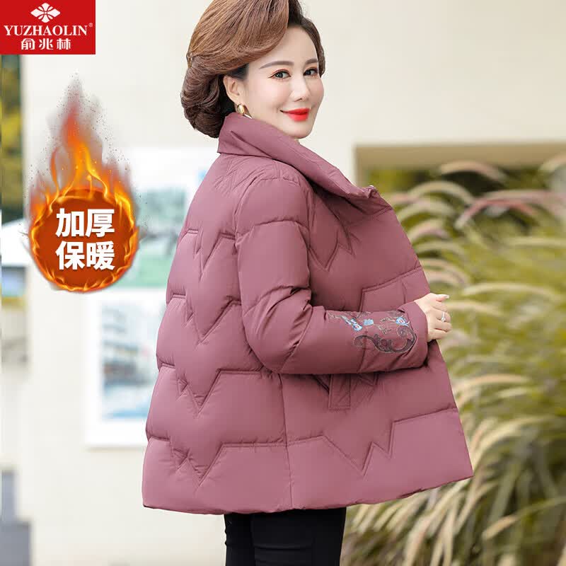 俞兆林中老年女装冬季棉服老太太加绒外套妈妈装棉袄老人衣服Y238M1020属于什么档次？