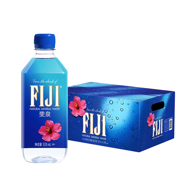 【2023年最新价格走势】斐泉(FIJI)天然矿泉水500ml*24瓶整箱评测,享受身体和心灵的滋养!