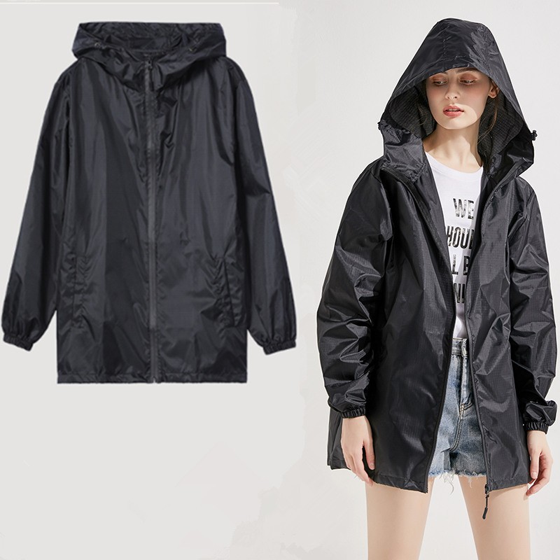 防水雨衣挡风雨风衣雨披户外运动跑步 一甩干防风防晒防雨旅行装备