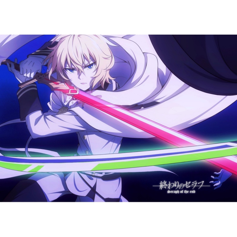 狼天影终结的炽天使海报墙贴画动漫二次元宿舍卧室墙上床头贴纸可定制