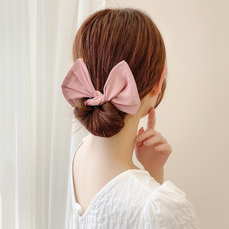 飞花懒人扭扭盘发器蝴蝶结头饰盘发神器扭扭夹盘发器扎头发丸子头神器