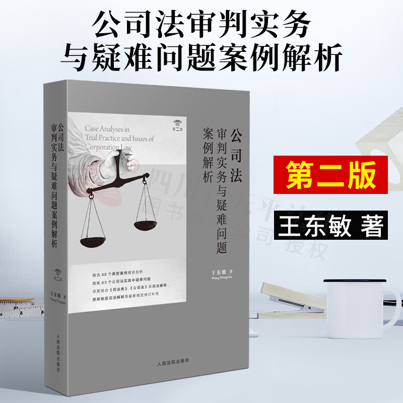 公司法审判实务与疑难问题案例解析(第二版) 公司法案例解析 王东敏 人民法院出版社 9787510931598