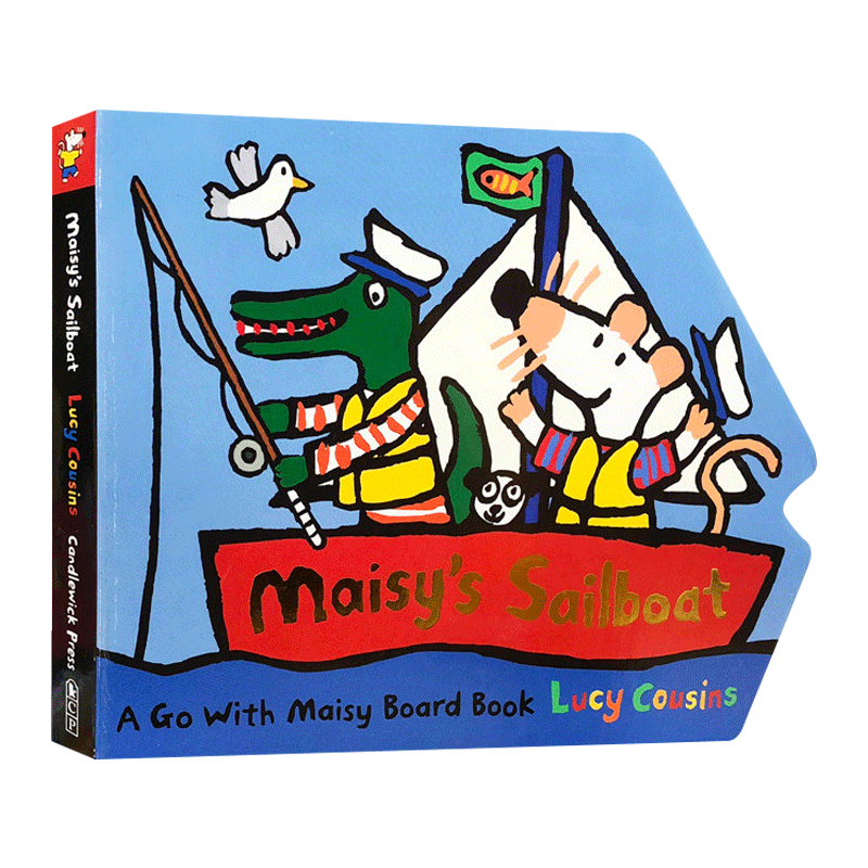 【二手书】maisys sailboat 小鼠波波的帆船 绘本纸板书 儿童启蒙