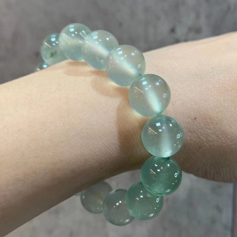 心偶玉  缅甸天然翡翠手链女士翡翠佛珠手串珠宝首饰(定金专拍)名媛