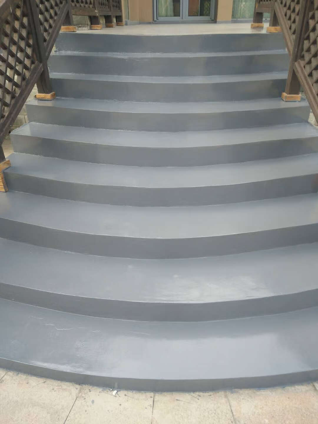 萌依儿楼梯阁楼踏步环氧地坪漆家庭阳台地面漆耐磨地平漆水泥漆的