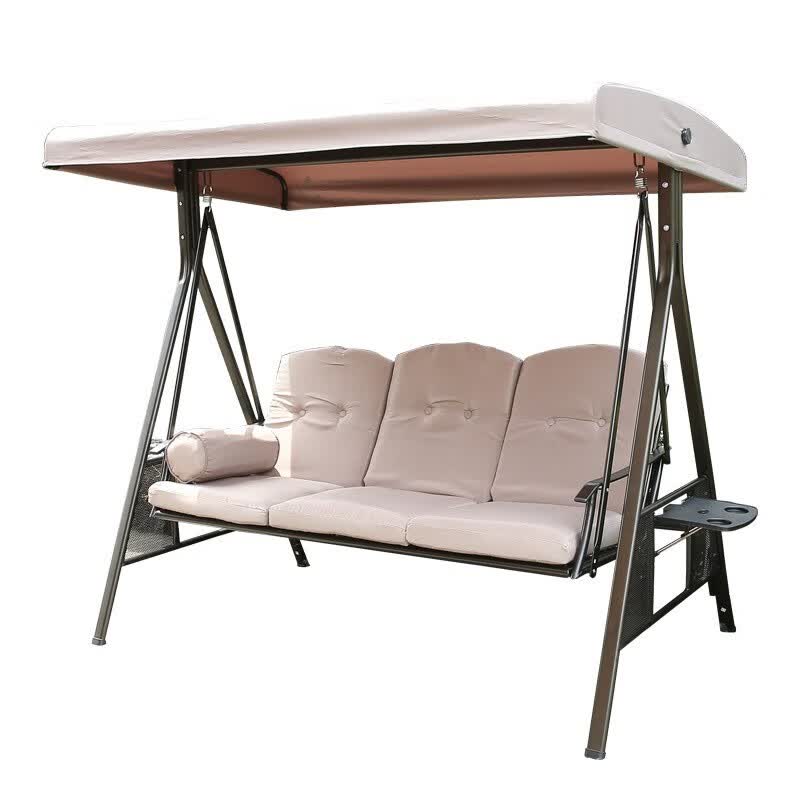 美蒂华府庭院秋千摇椅户外别墅露台花园家用全铝成人室外阳台休闲吊椅