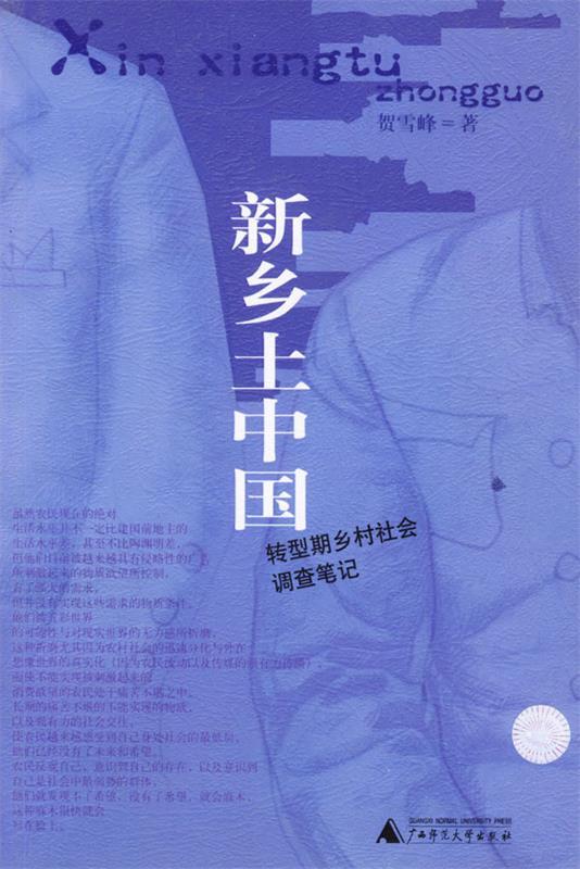 新乡土中国:转型期乡村社会调查笔记 贺雪峰 著【正版】