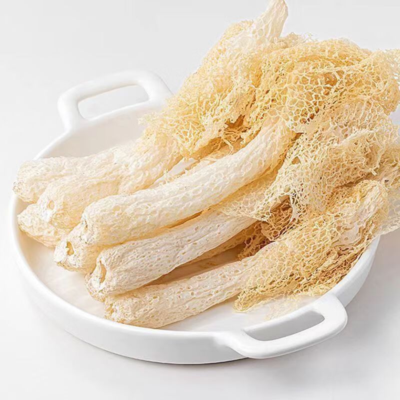 福建特产长裙竹荪农家煲汤竹笙菇菌菇食用菌批发 甄选级【长裙竹荪】