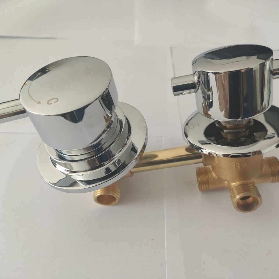 穗之语整体淋浴房混水阀龙头冷热水开关 纯铜 浴室转换调节阀配 中心