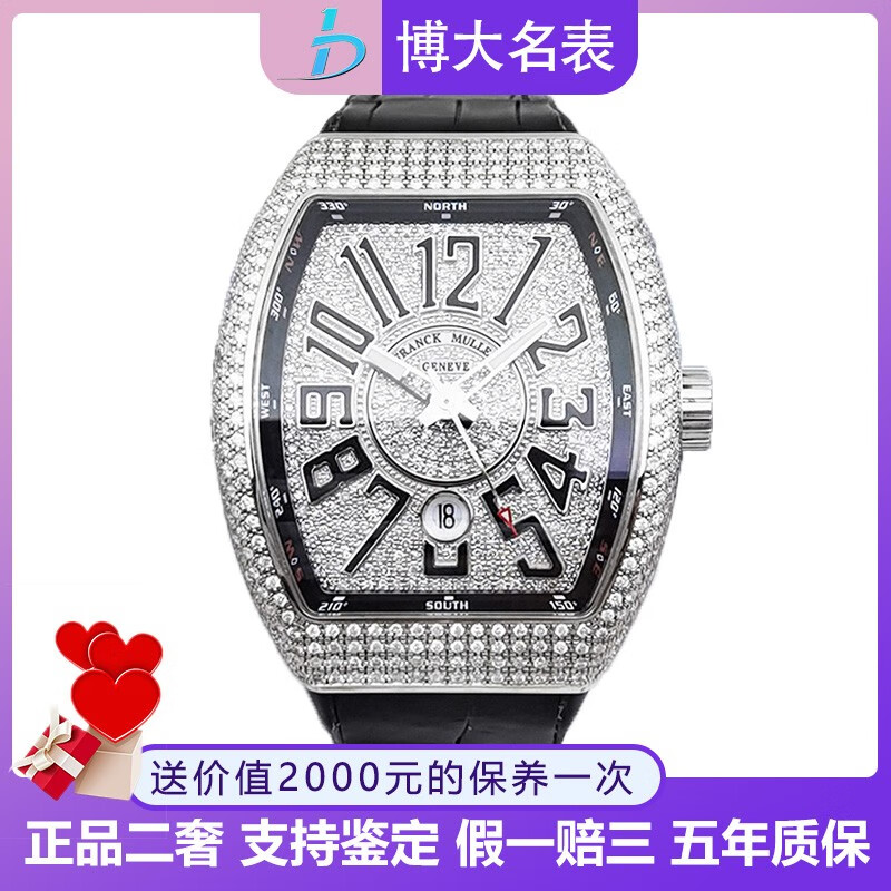 【二手95新】法穆兰手表/法兰克穆勒男表 vanguard自动机械 酒桶型