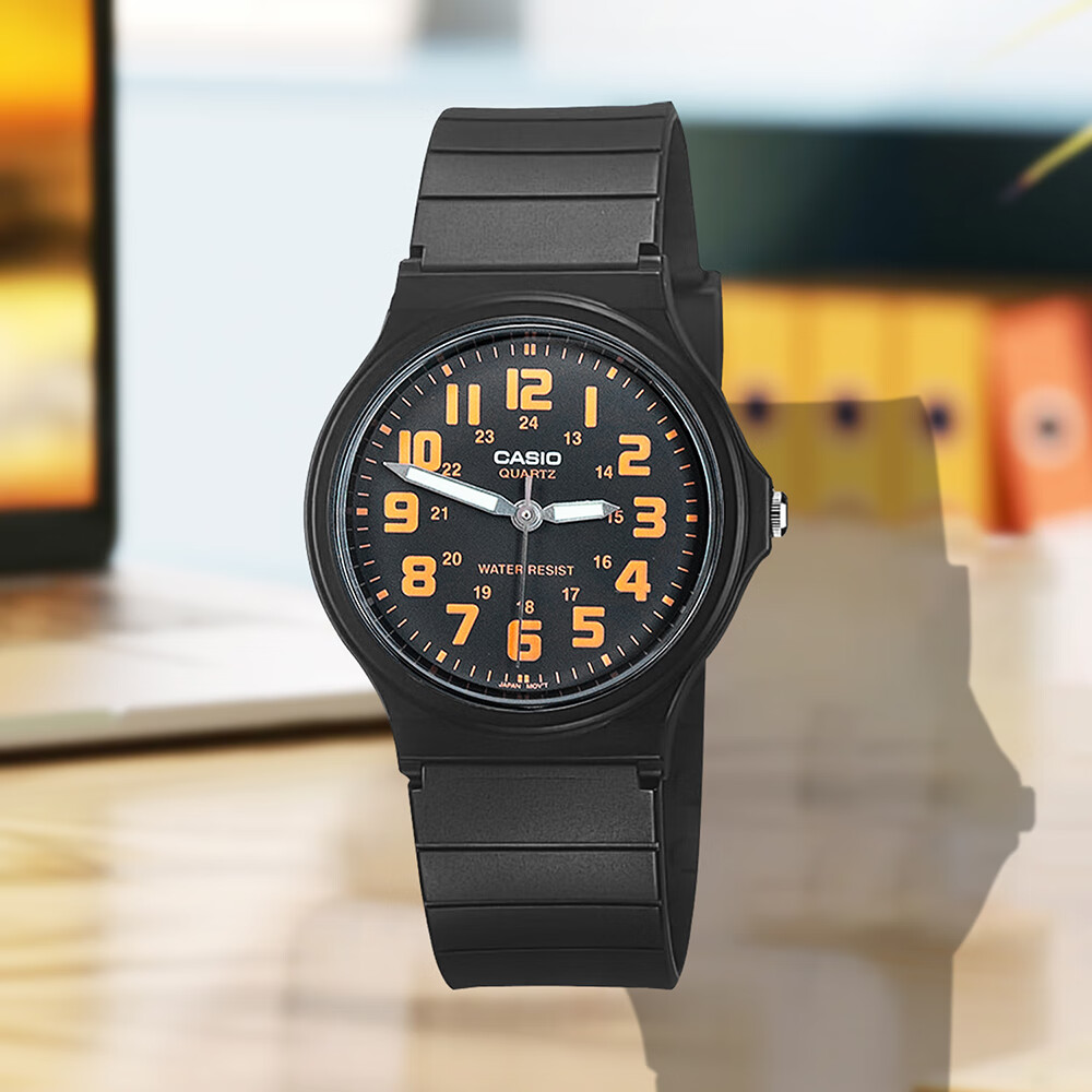 卡西欧(casio)潮流经典小黑表简约气质学生mq-71-1b/2b/4b mq-24-7b2