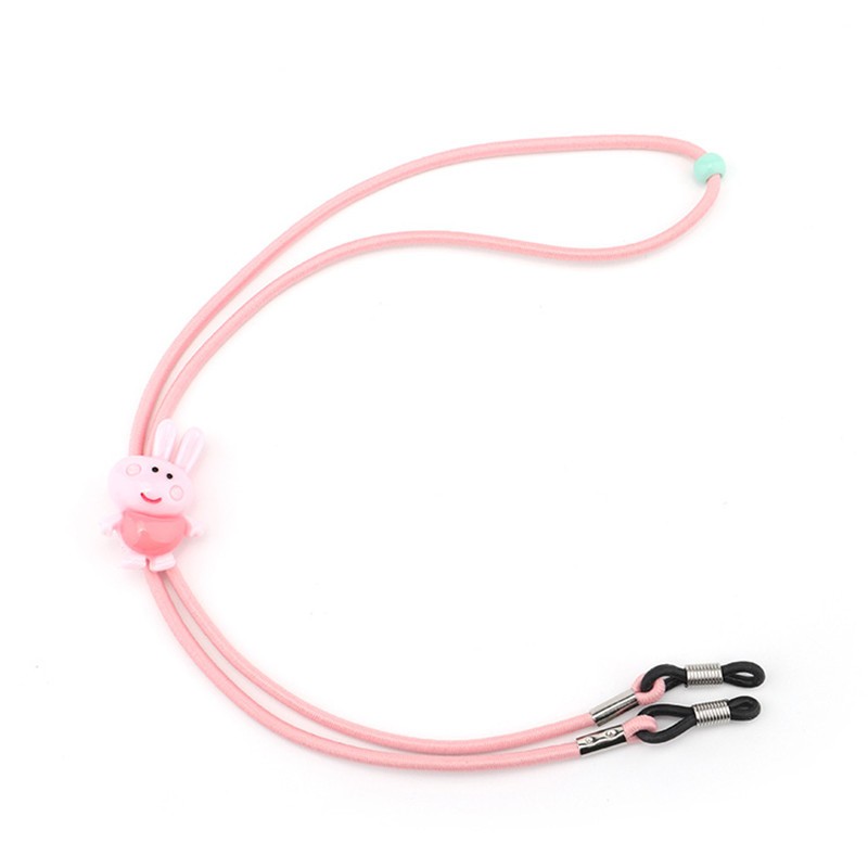 儿童眼镜绳儿童眼镜防滑绳防掉眼镜绳挂绳眼镜链挂脖链子 04)小兔