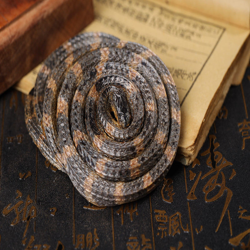 金钱大白花蛇中药材金钱白花蛇整条一条干货开肚养生泡酒料