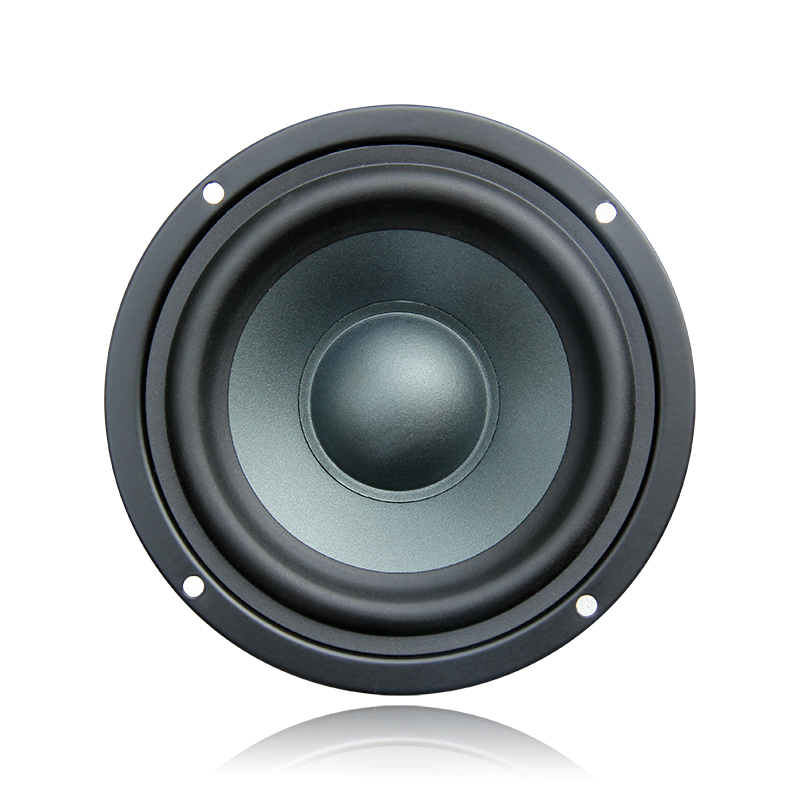 25寸双磁人声纯中音喇叭圆形三分频音箱发烧中频扬声