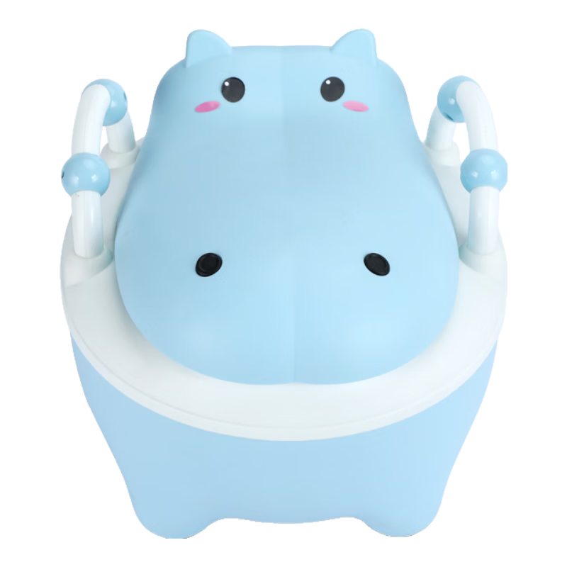 小哈倫兒童馬桶嬰兒坐便器嬰幼兒尿盆小孩寶寶小便器軟墊坐墊天藍0-6歲