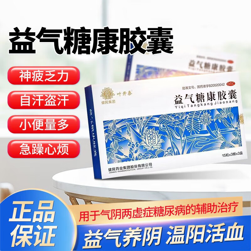 叶开泰 益气糖康胶囊 0.