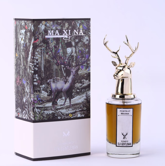 兽首香水动物肖像系列麋鹿贵族男士持久淡香清新留香 鹿先生*8lml