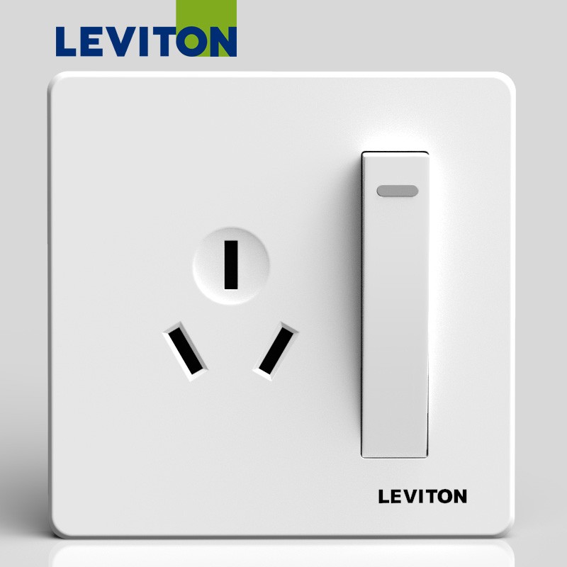 一开空调16a插座面板 带开关 一开双控带16安三孔插座 一开空调