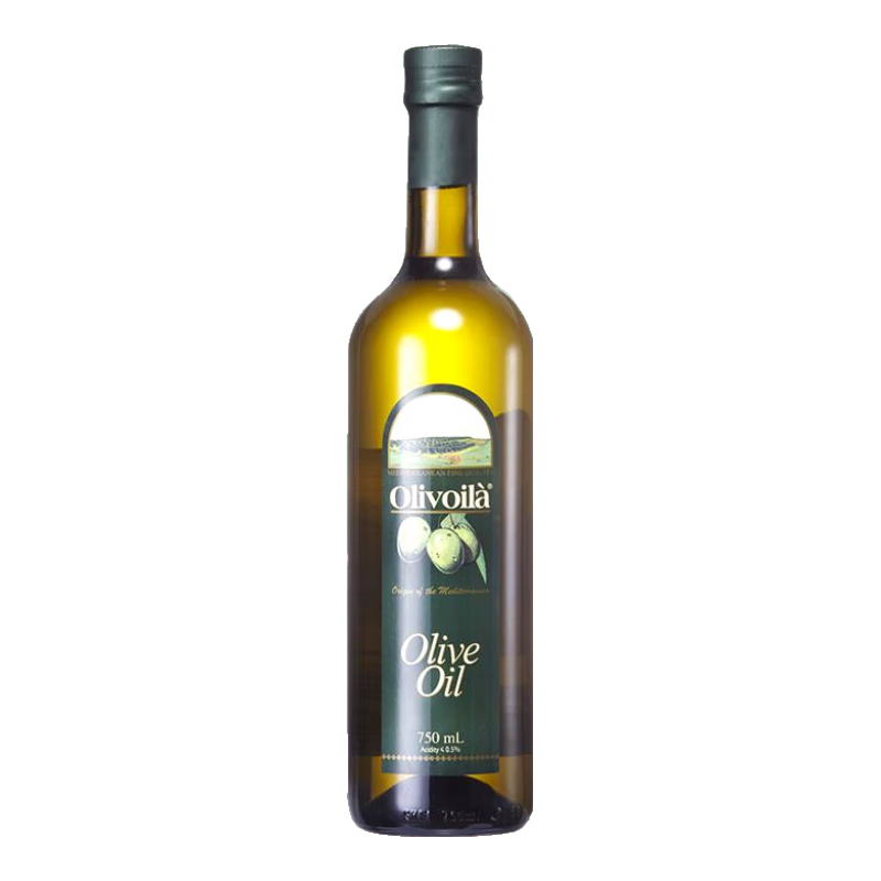 欧丽薇兰 Olivoila 食用油 压榨纯正橄榄油 750ml