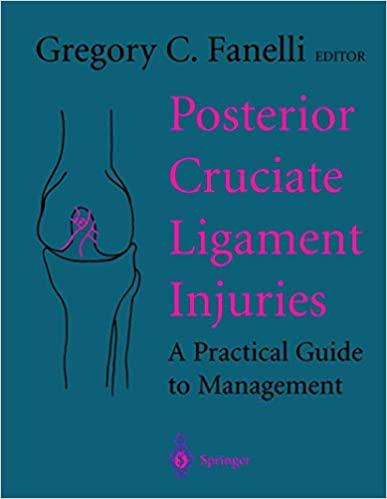 预订posterior cruciate ligament injuries: a practica