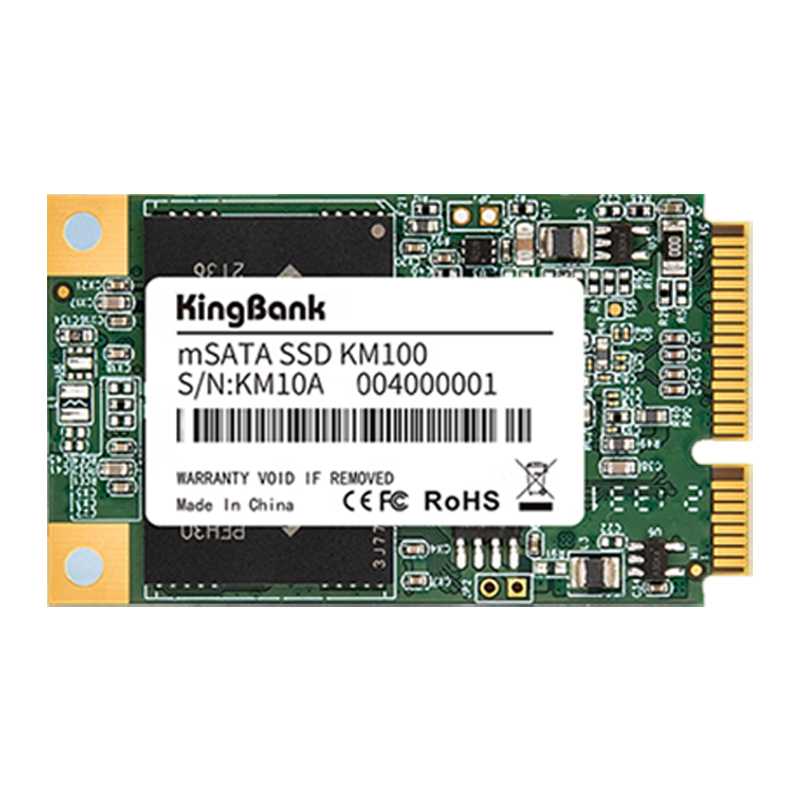 KINGBANK 金百达 120GB SSD固态硬盘 MSATA接口 KM100系列