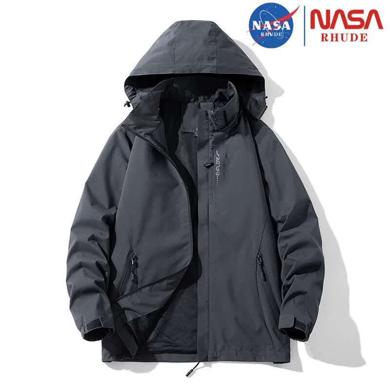 NASA RHUDE冲锋衣男女外套户外进藏登山服外套可拆卸内胆防风防水夹克 男款灰色 3XL使用感如何?