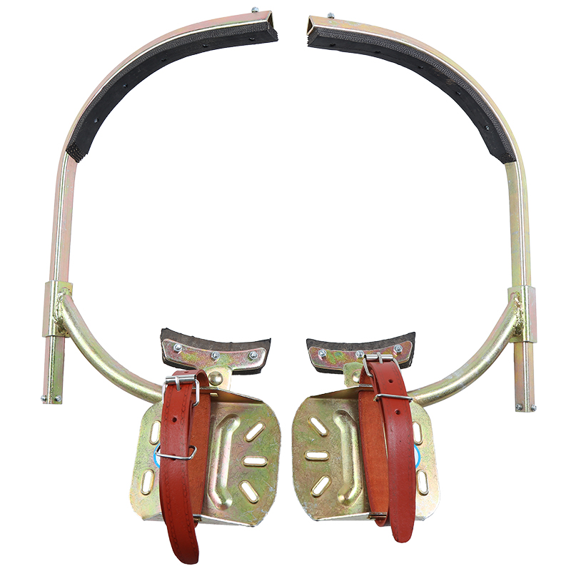 脚扣爬杆器电杆子攀爬神器水泥电工电线杆铁脚鞋爬趴电力脚踏 350# 7