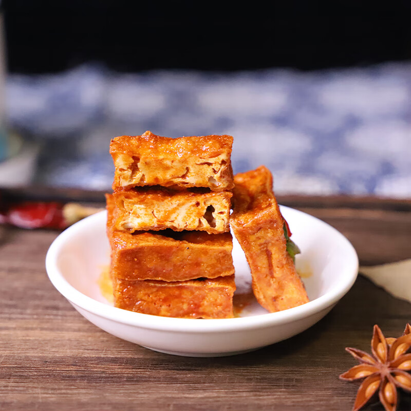 聚美合 虎皮豆腐香辣豆干  香辣味(1片装)*20包