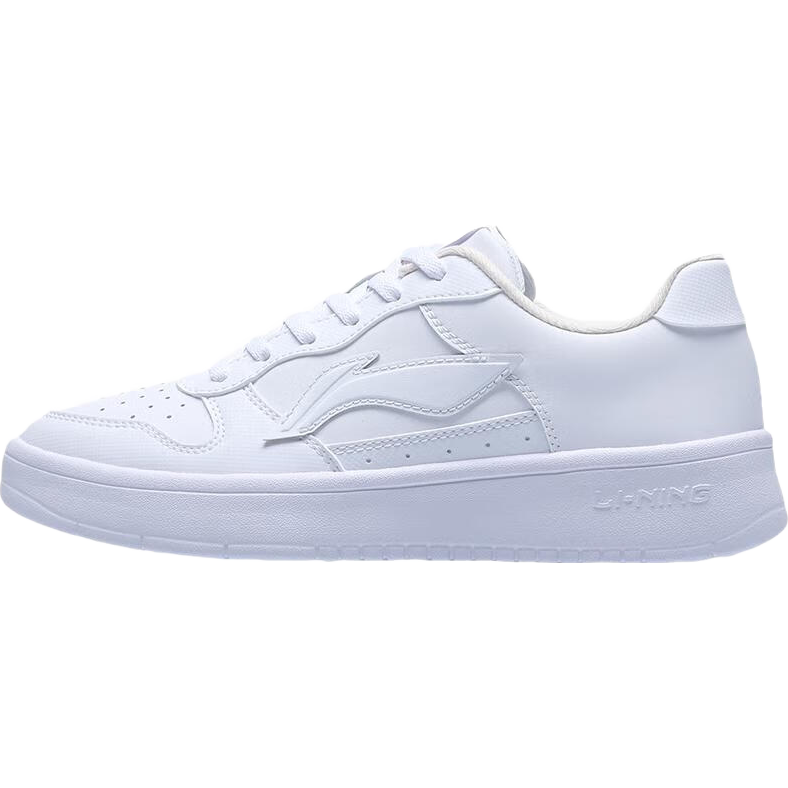 李宁元宝丨经典休闲鞋女鞋板鞋经典小白鞋百搭柔软运动鞋AGCT340