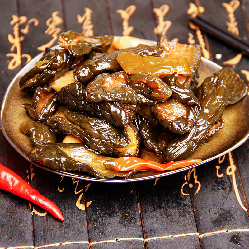 好想你内蒙古达拉特旗特产油黄瓜腌黄瓜咸泡菜自制农家腌制 油黄瓜350