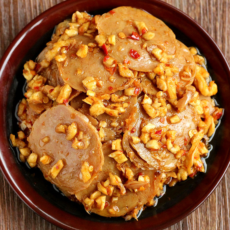 虎钢馋香辣苦肠卤味长沙特产下酒菜特色美食小吃熟食肉类零食捆鸡